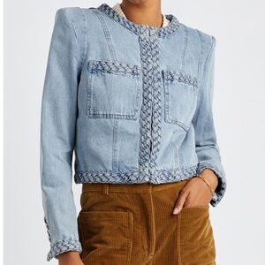 NWT Veronica Beard Arrowe Denim Jacket - in original wrapping